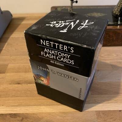 NETTERS ANATOMY FLASH CARDS  4th EDN - JOHN T HANSEN 