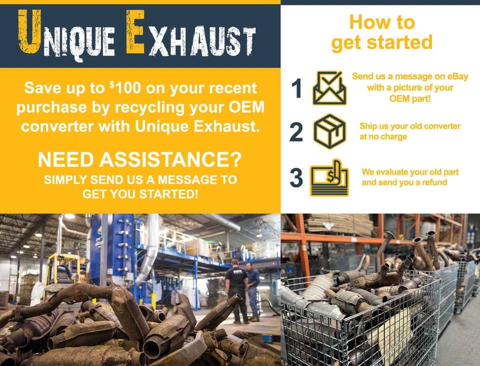 Front Exhaust Pipe for 2015-2019 Chevrolet Suburban | GMC Yukon XL 5.3L In Stock - Image 4 of 4