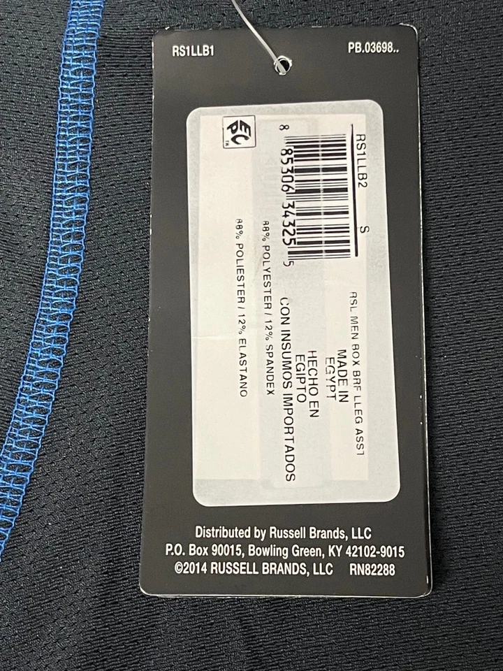 PACK 3 Calzoncillos Boxer Russell Sport Performance Max Intensidad Pierna Larga PEQUEÑOS Foto 4 de 4