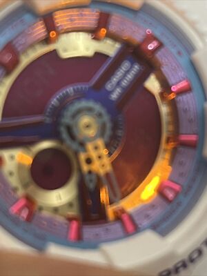 Casio Women's Watch Baby-G 5338 BA112 Pink Dial White Analog