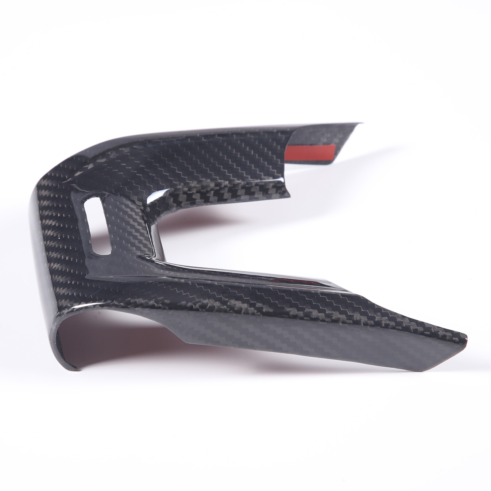 Real Carbon Fiber Steering Wheel U-shaped Cover For Lamborghini URUS 2018-2021