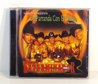 Narco Corridos Vol. 3 ~ Exterminador (CD, 2003, Fonovisa) VG
