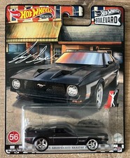 HOT WHEELS PREMIUM BOULEVARD 1971 FORD MUSTANG MACH 1 1:64