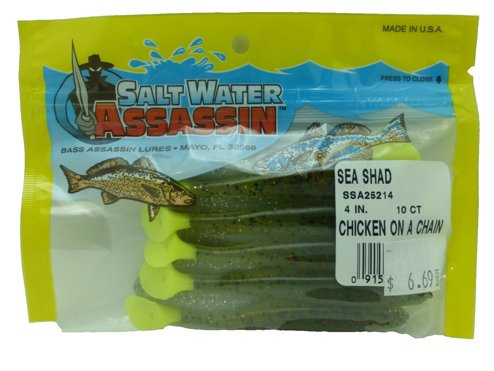 Bass Assassin Saltwater Fishing Baits, Lures & Flies