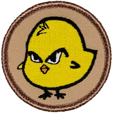 Serious Chicks Patrol Patch - 2" Round Embroidered Patch
