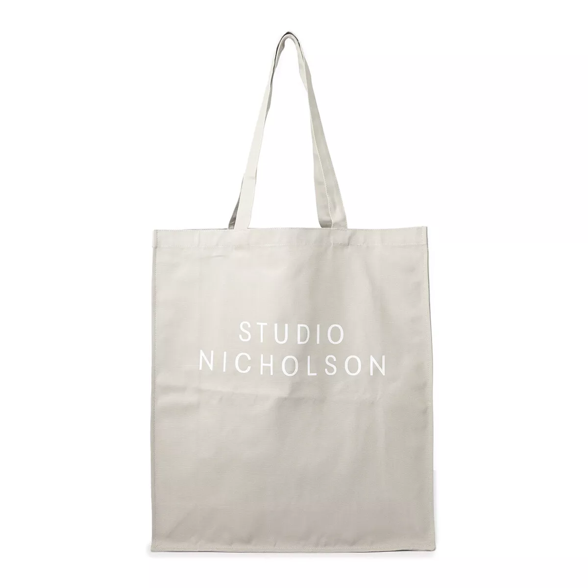 STUDIO NICHOLSON tote bag beige men's standard tote snw 217 dove STANDARD TOTE