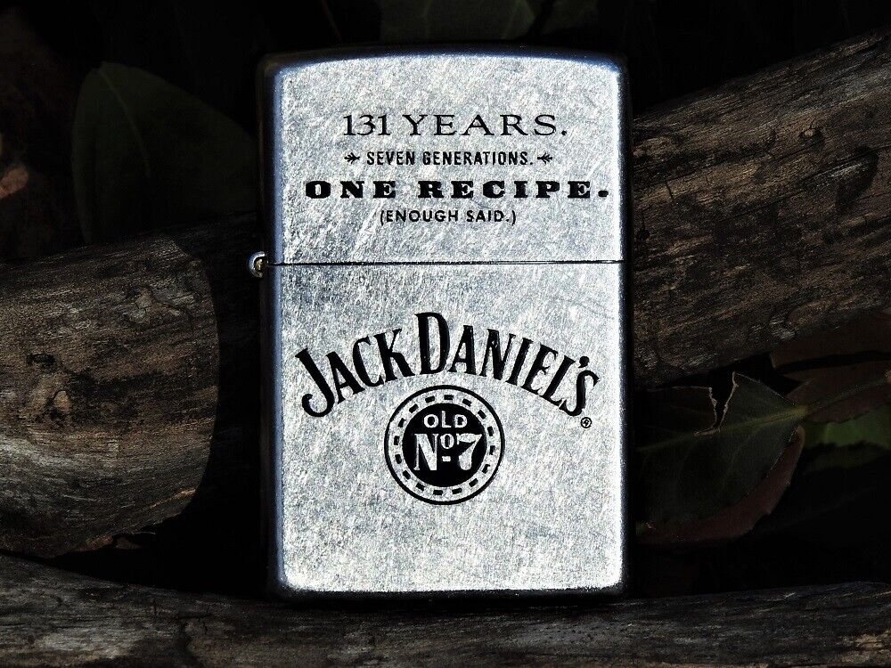 Zippo Lighter - Jack Daniels 131 Years - One Recipe - Old No. 7 