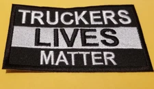 Trucker Lives Matter Patch approx 2.25x4"