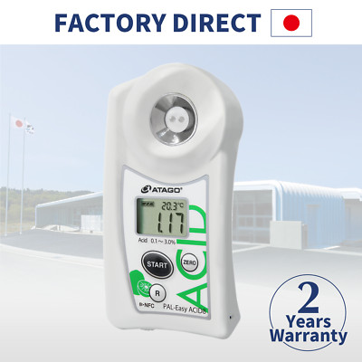 ATAGO Official Site Pocket Acidity Meter (Kiwi) PAL-Easy ACID8 Master Kit