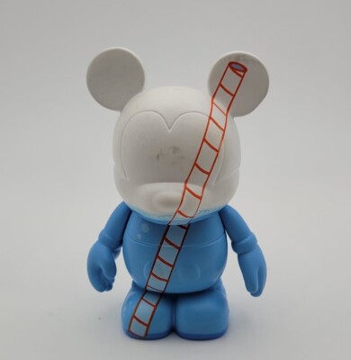 DISNEY VINYLMATION 3 Urban 2 Glass Half Full Empty Water Straw With Card