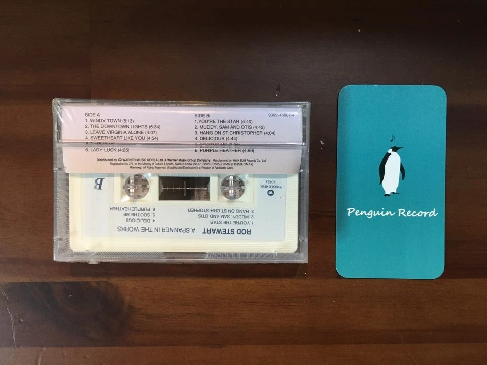 ROD STEWART - A SPANNER IN THE WORKS CASSETTE TAPE KOREA EDITION SEALED - Image 3 of 3