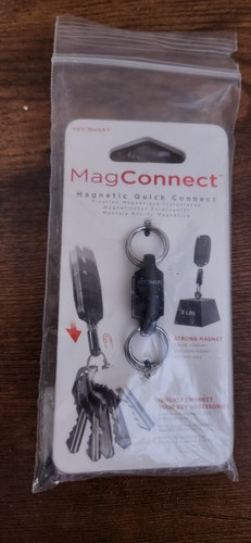 Two Keysmart magconnect keychain black