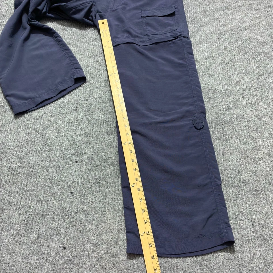 Magellan Womens Cargo Pants Size 8 Purple Zip-Off Convertible Hiking Outdoor - Image 4 of 4