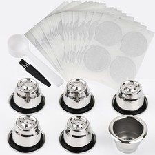 Reusable Capsules for Nespresso Originalline, 6Pcs Refillable Espresso Pods Stai