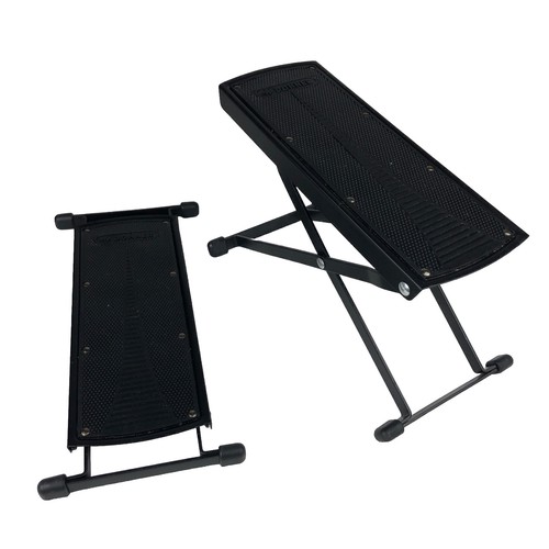 2 Heavy Duty Classical Guitar Foot Stool Stand Rest Pedal Adjustable Collapsible