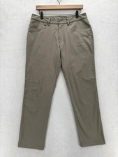Lululemon ABC Classic-Fit 5-Pocket Pants Mens 32x28 Beige Stretch Warpstreme