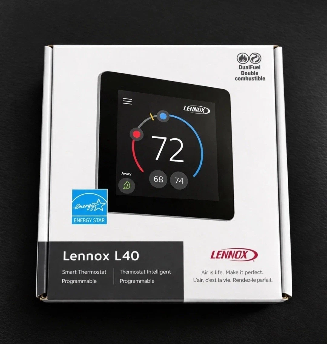 Lennox L40 Smart Thermostat Programmable 2h/1c Heat Pump