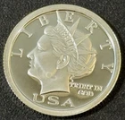 2006 1/4 Oz .999 Fine Silver Norfed $5 Liberty Round Fractional Silver Round!!