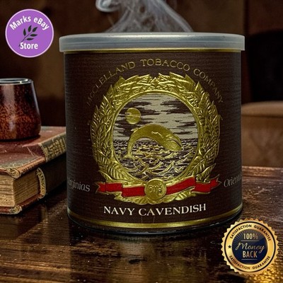 Vintage Mac Baren Navy Cavendish 7oz Empty Tobacco Tub Denmark Collectible
