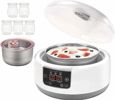 Yogurt Maker Machine, Probiotic Yogurt Maker With Temperature Control, 1.2L A...