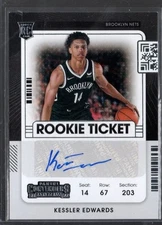 Contenders #146 Kessler Edwards Rookie Ticket Auto