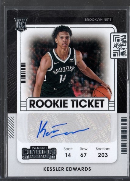 Contenders #146 Kessler Edwards Rookie Ticket Auto