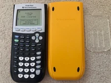 WORKING TI 84 PLUS School Edition Calculator Texas Instruments (ScrMk) (Sigma)
