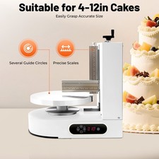 Birthday Cake Cream Smooth Coating Decor Machine Cake Cream Spreading Machine