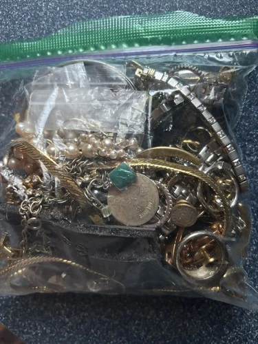 Mixed Lot Of Estate Sterling, Gold Filled?? &Costume Jewelry