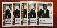 1992 NBA Hoops gold MAGIC JOHNSON- (Lot of 5) Rookie Year 1979 LA lakers