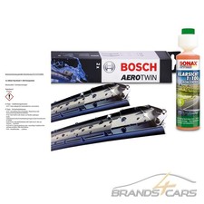 BOSCH SCHEIBENWISCHERBLÄTTER AR503S +SONAX GLASREINIGER FÜR OPEL ASTRA G
