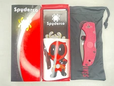 Spyderco Native 5 Lightweight Red FRN 4V Steel Knife C41PRDBK5 Exclusive NEW