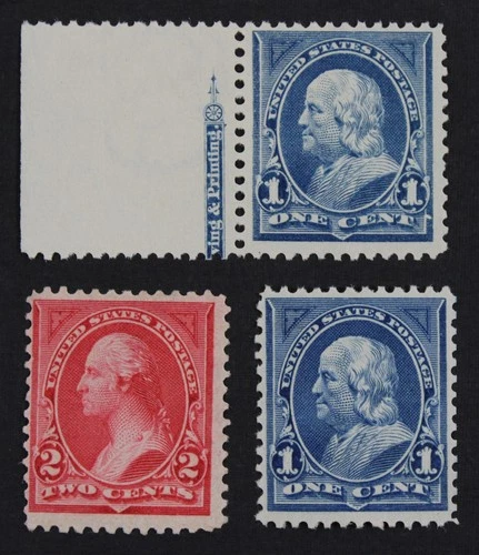 CKStamps: US Stamps Collection Scott#264 Mint 1NH OG 1NG, #265 Mint H OG