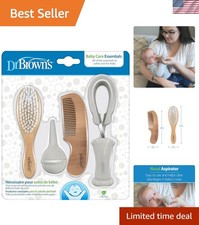 Travel-Friendly Baby Grooming Kit: Nail Scissors, Nasal Aspirator Brush