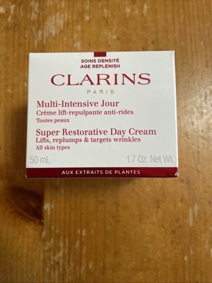 Clarins Multi Intensive Super Restorative Day Cream All Skin Types 1.7 oz.  New