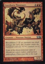 Gorehorn Minotaurs - Magic 2012 (M12): #144, Magic: The Gathering Nm C258