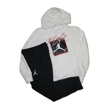 Air Jordan Youth Medium 10-12 Jumpman Flight Fleece Hoodie  Joggers Outfit
