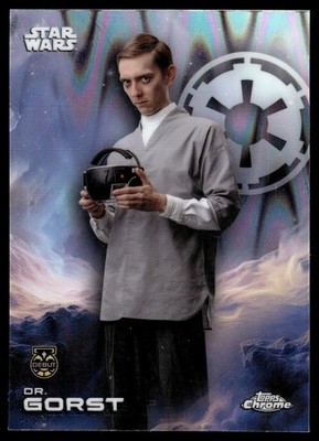 2025 Topps Chrome Star Wars Dr. Gorst RayWave Refractor #34