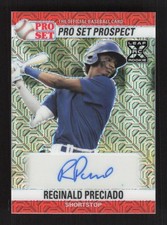 Reginald Preciado 2021 Pro Set Metal - 1990 Autographs Mojo Red Auto #PSO-RP1