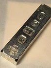 20.9 Gram Hallmarked Solid .925 Sterling Silver Bar Ingot Poured Cast Not Scrap