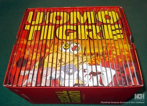 L'HOMME TIGRE TIGERMAN DELUXE Box Complete Work I^ +II^ with 26/29 Blister DVDs