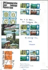 GB 1966 fdc- Landscapes x3 diff. covers