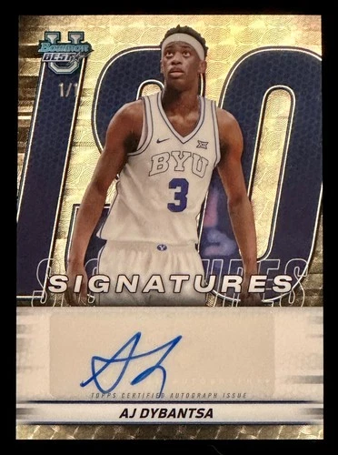 AJ Dybantsa 1/1 Superfractor ISO Autograph Lot - Picture 1 of 5