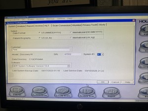 Hologic Discovery W Computer