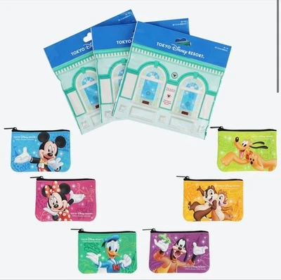 Tokyo Disney Resort Park Ticket Style Pouch MicKey Juego Completo Japón Nuevo - Imagen 1 de 3
