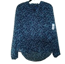 SIMPLY STYLED Womens Floral Blouse Top Medium