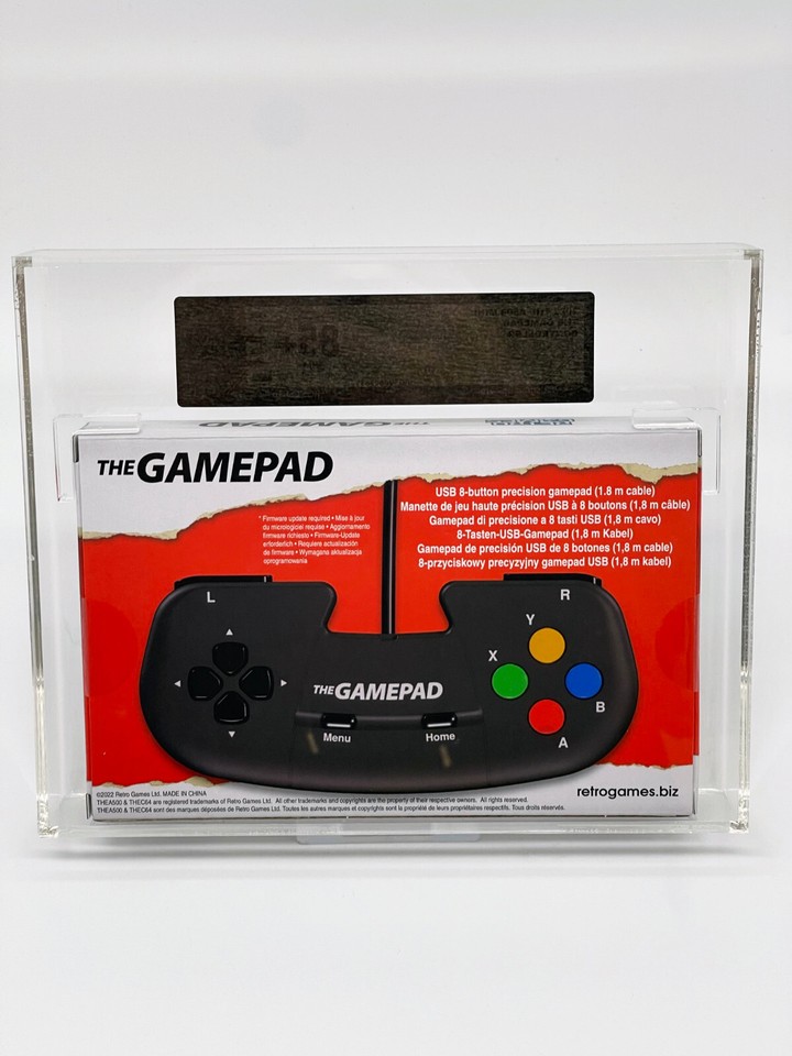 The A500 Mini Controller Mini Pad RGS 85+ NM+ Graded SEALED Retro Games ...