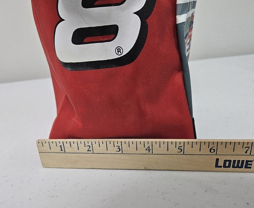 Dale Earnhardt Jr #8 Vintage Nascar Soft Cooler Red Insulated Lunchbox Strap GUC - Picture 8 of 10