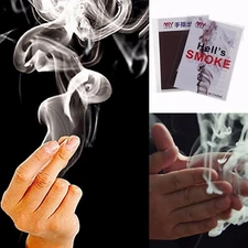 Hell's Smoke Children's Close Up Street Magic Trick Finger Illusion Smoke - 20PC