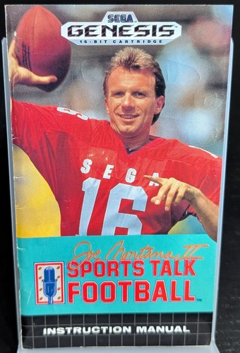 Joe Montana II Sports Talk Football | Sega Genesis | Nur Handbuch - Bild 1 von 9